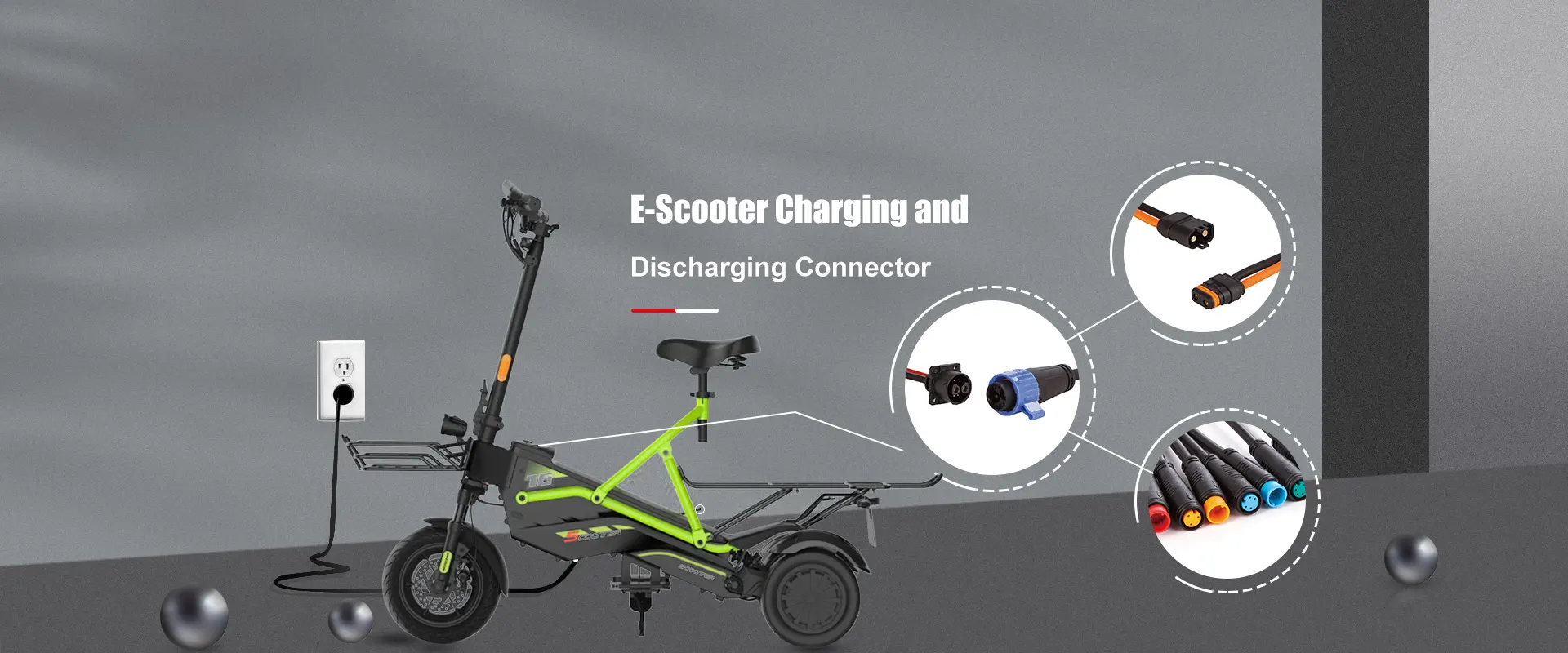 China E-Scooter Connector စက်ရုံ
